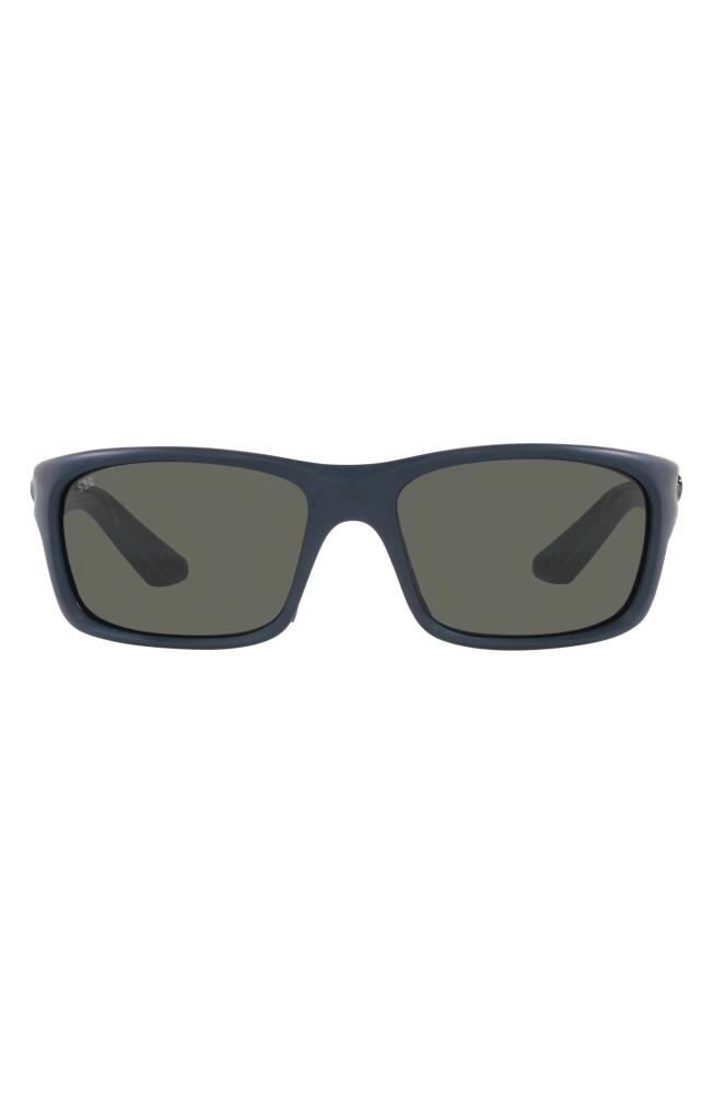 Costa Del Mar Jose Pro 62mm Polarized Rectangular Sunglasses in Gray Cover