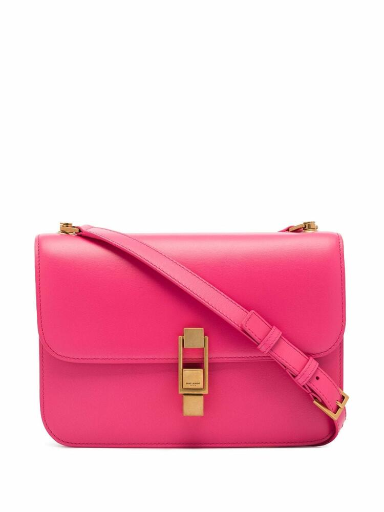 Saint Laurent Carré leather shoulder bag - Pink Cover