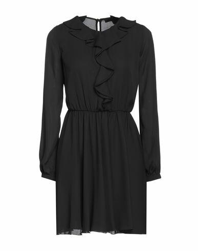 Frankie Morello Woman Mini dress Black Polyester Cover