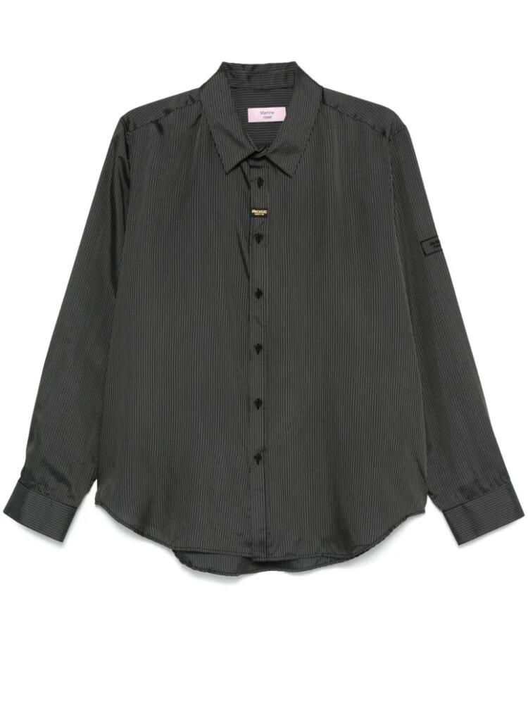 Martine Rose striped shirt - Black Cover