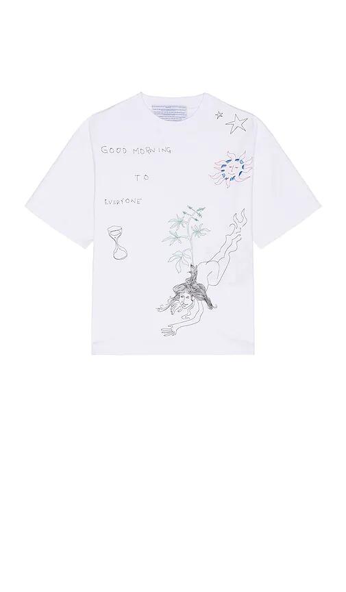 Jungles Good Morning Tee in White Cover