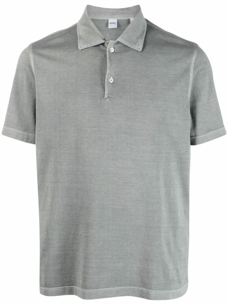 ASPESI short-sleeved polo shirt - Grey Cover