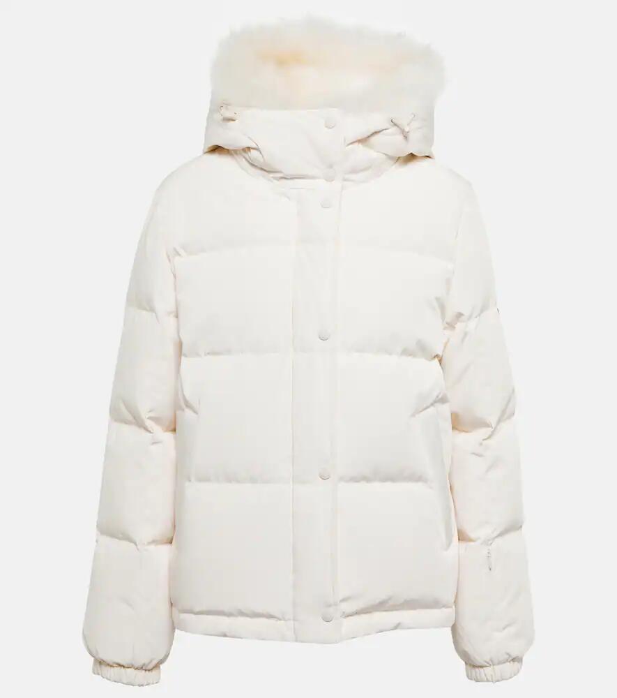 Yves Salomon Shearling-trimmed down jacket Cover