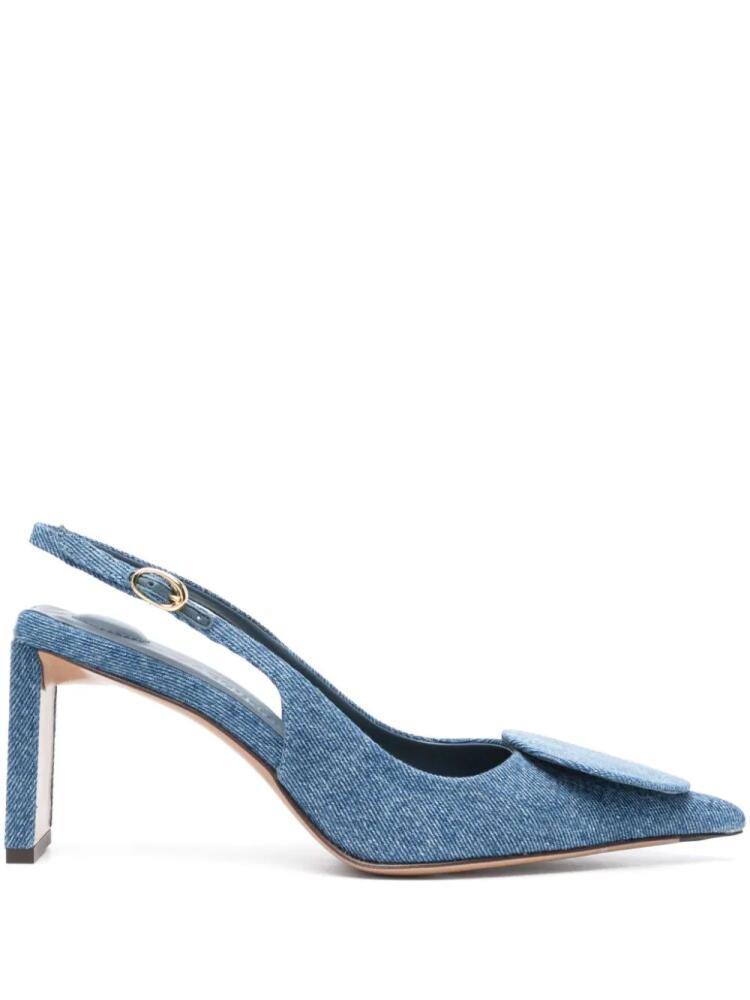 Jacquemus Les Slingbacks Duelo Hautes 85mm pumps - Blue Cover