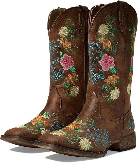 Roper Bailey Floral (Tan) Cowboy Boots Cover