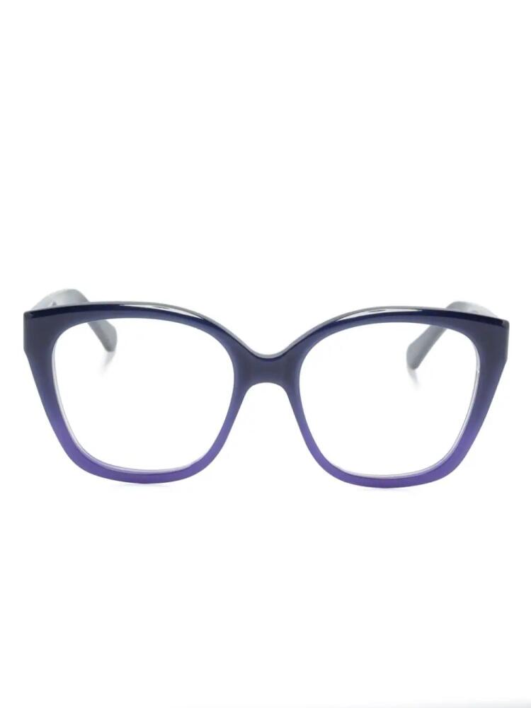 Chloé Eyewear CH0241O cat-eye glasses - Blue Cover