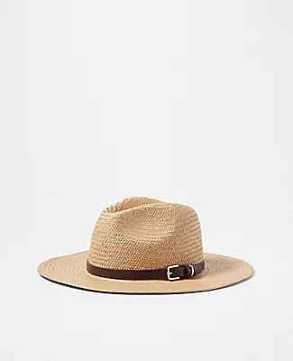 Ann Taylor Belted Straw Hat Cover