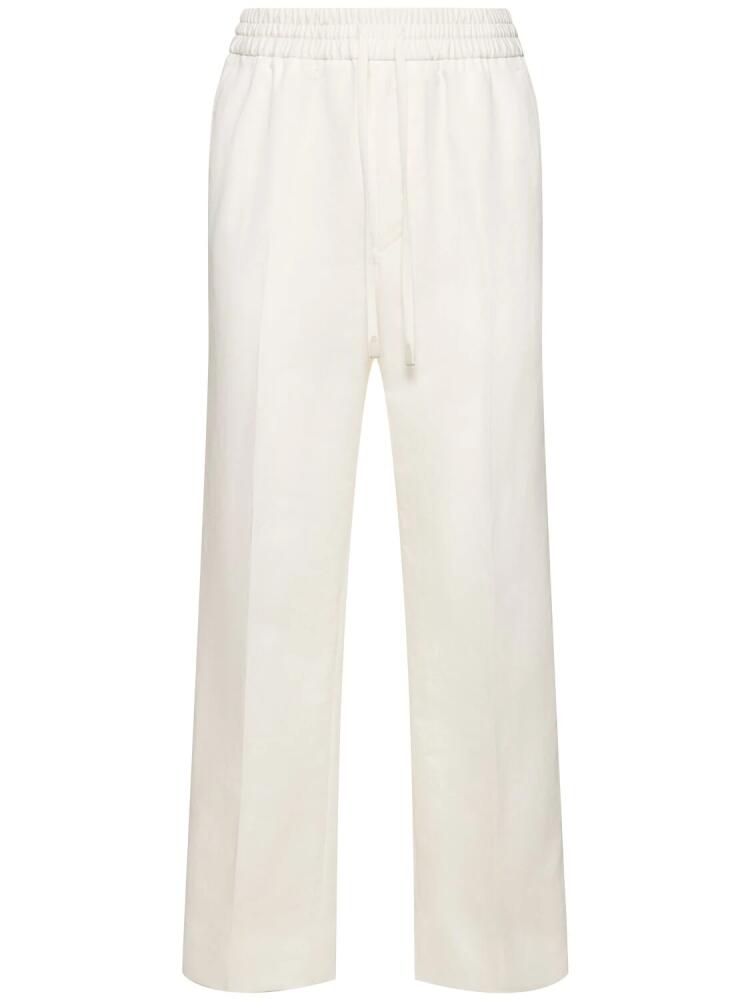 BRIONI Asolo Cotton & Linen Sweatpants Cover