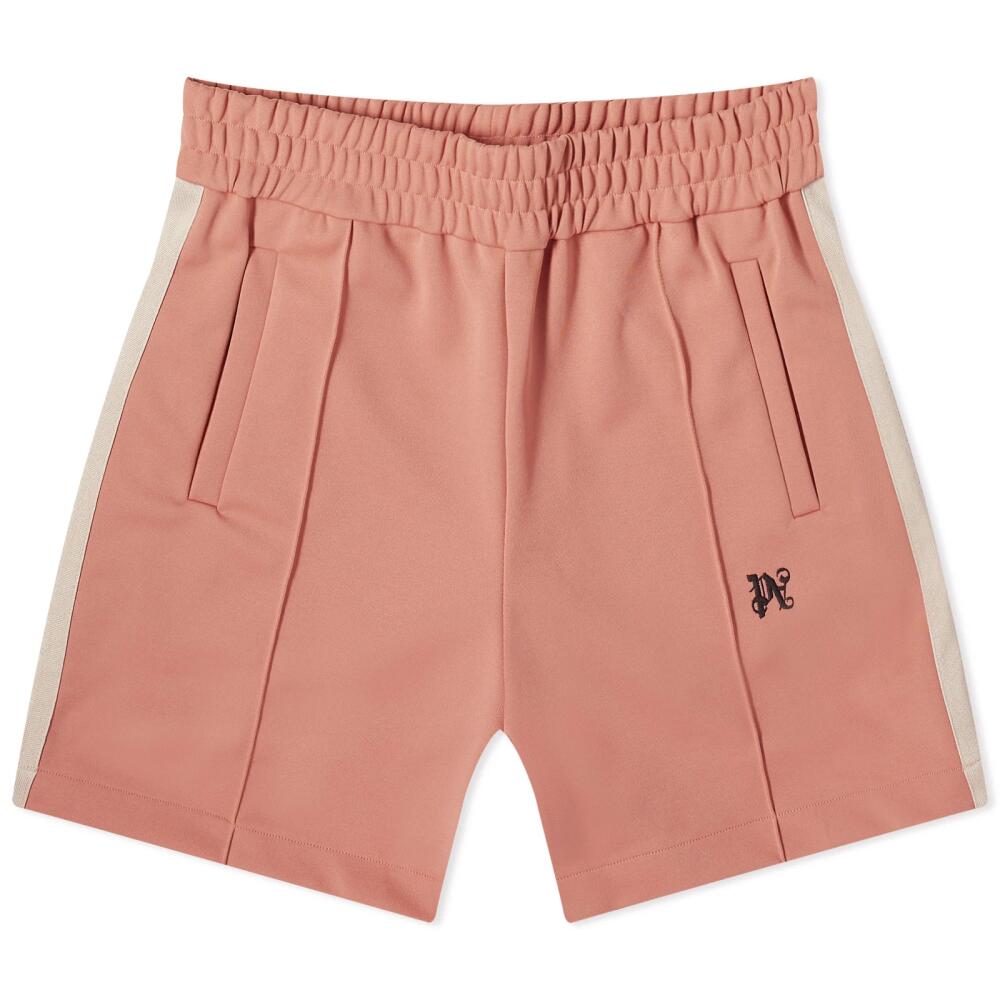 Palm Angels Men's Monogram Track Shorts in Pink Cover