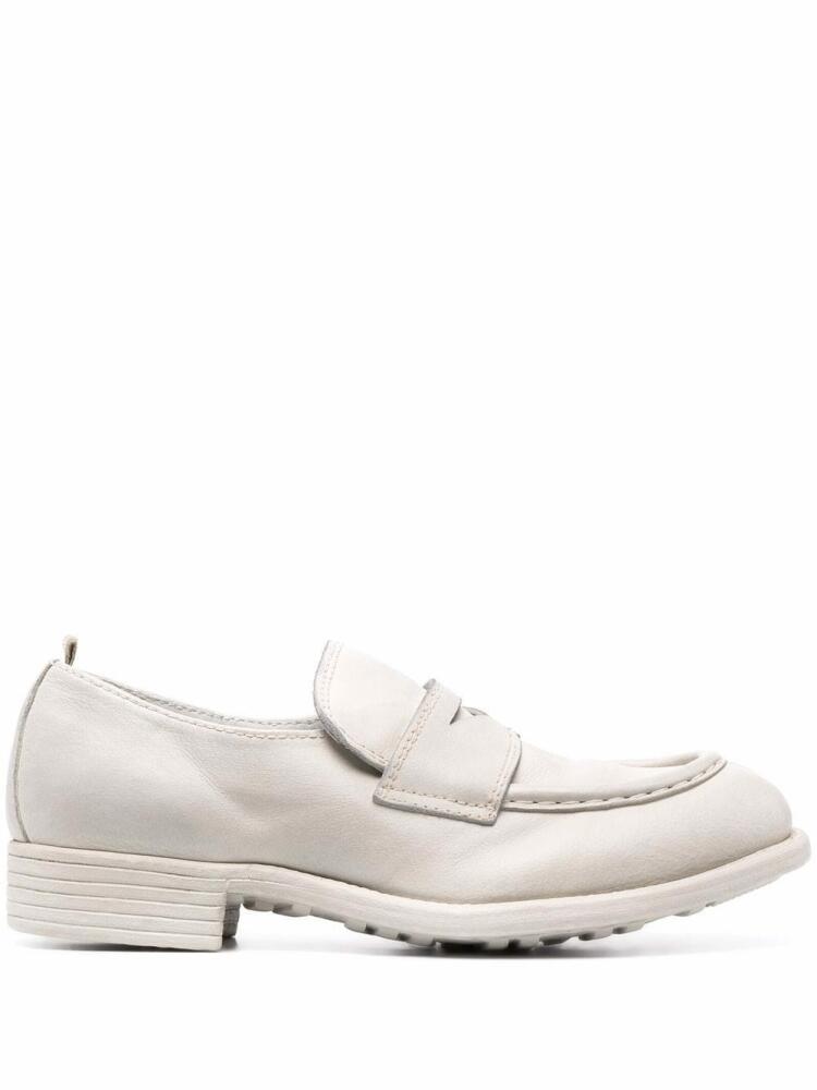 Officine Creative slip-on leather loafers - White Cover