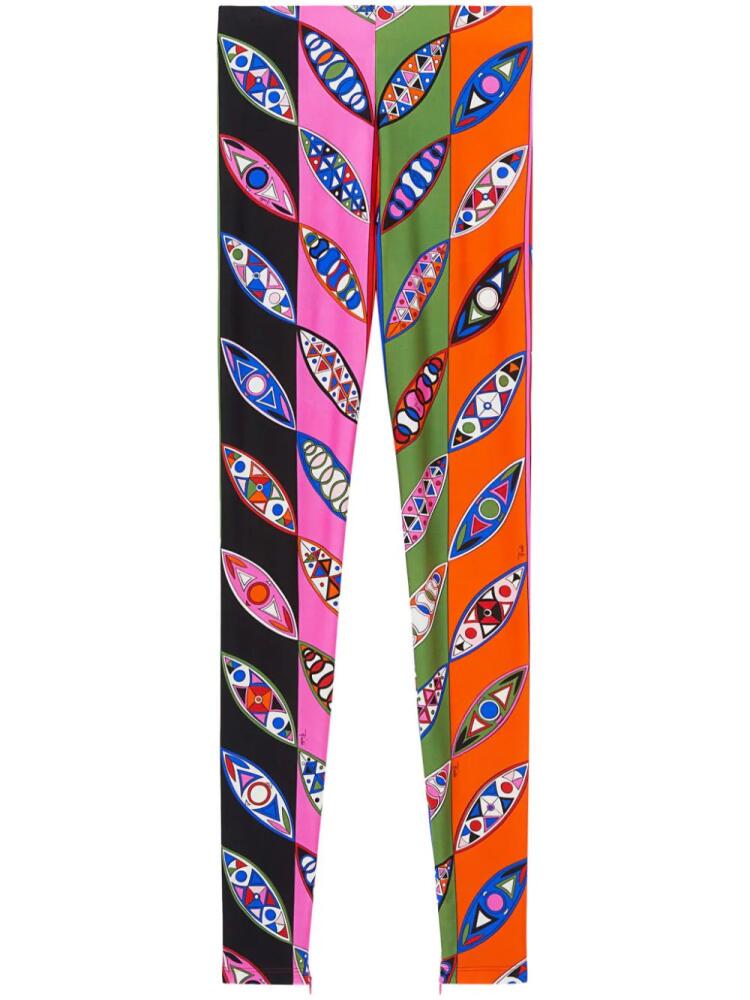 PUCCI abstract-print leggings - Blue Cover