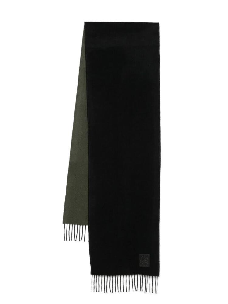 LOEWE Anagram-patch scarf - Black Cover