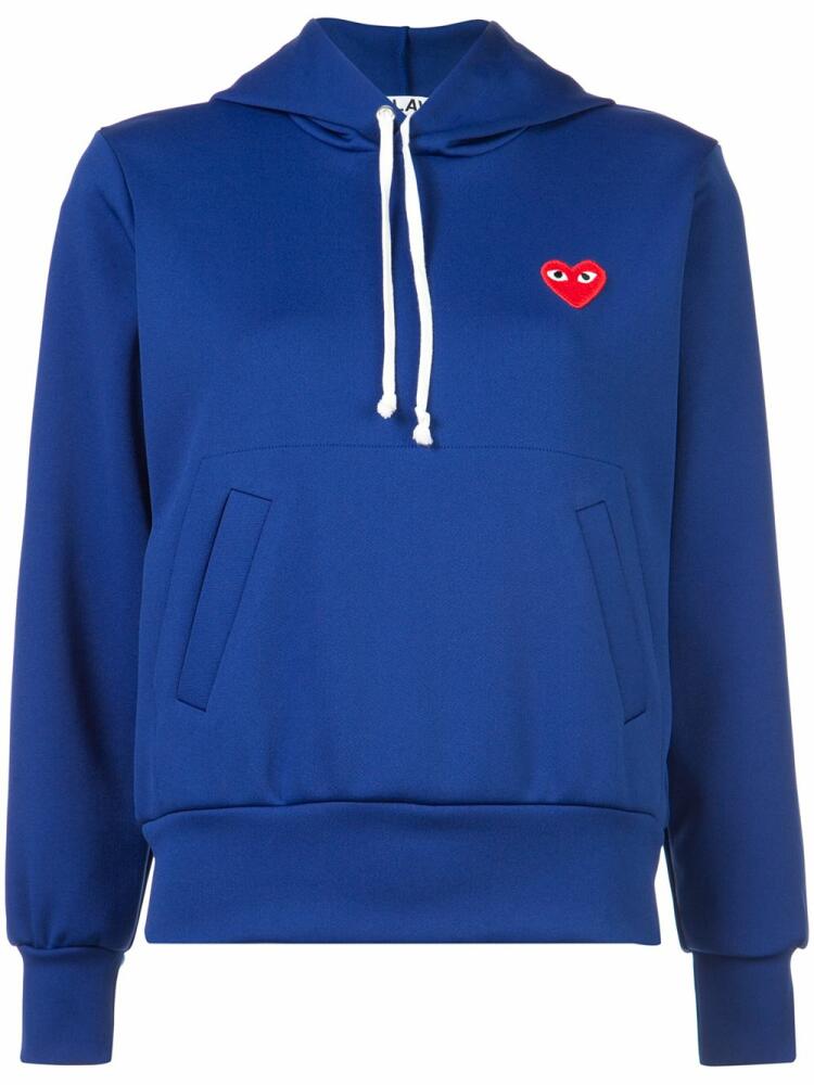 Comme Des Garçons Play heart logo hoodie - Blue Cover