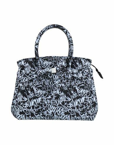 Save My Bag Woman Handbag Black PEEK (Polyether - Ether - Ketone), Polyester, Elastane Cover