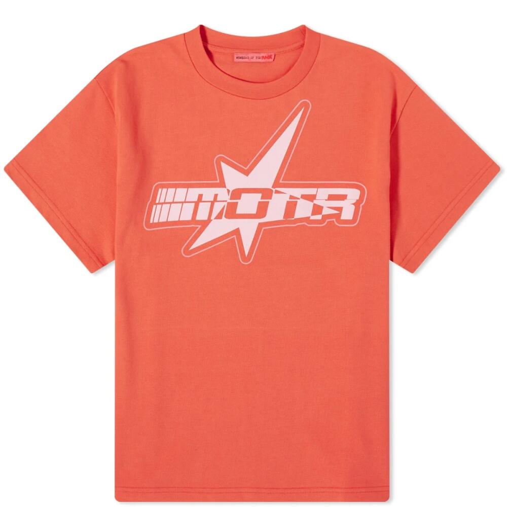 Members of the Rage Men's Star Logo T-Shirt in Infrared Cover