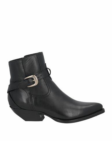 Celine Woman Ankle boots Black Leather Cover