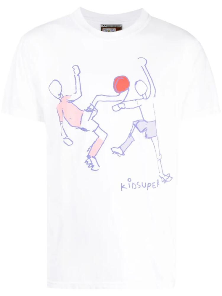 KidSuper graphic-print cottonT-shirt - White Cover