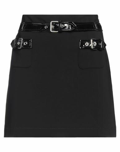 Moschino Woman Mini skirt Black Viscose, Elastane Cover