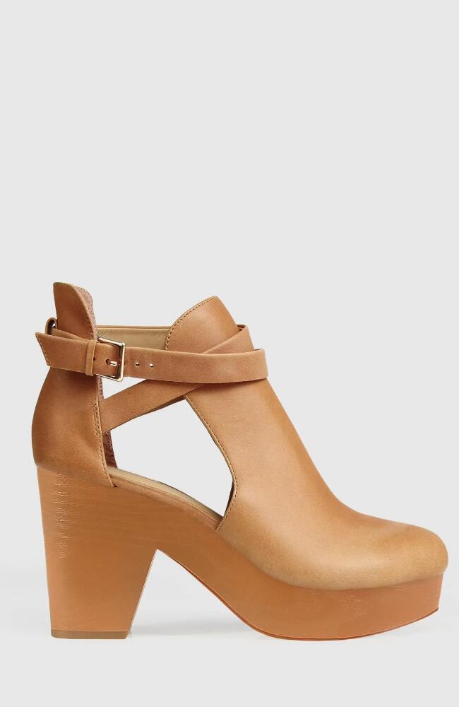 Belle & Bloom Fearless Clog Ankle Boot in Tan Cover