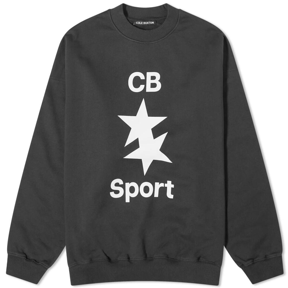 Cole Buxton Men's Sport Crew Sweat in Vintage Black Cover