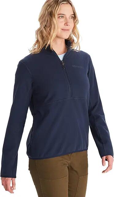 Marmot Rocklin 1/2 Zip (Arctic Navy) Women's Clothing Cover