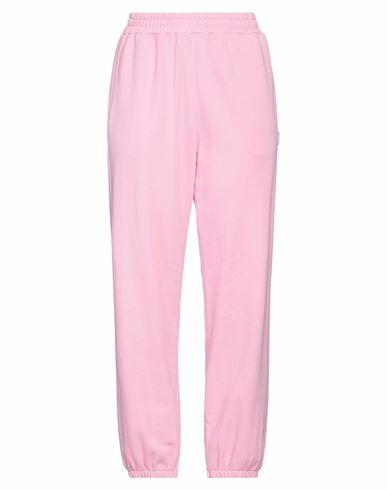 Haveone Woman Pants Pink Cotton Cover