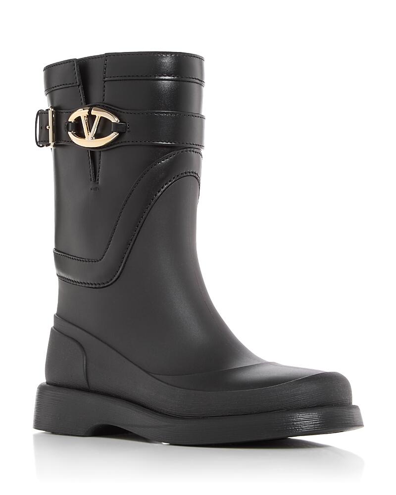 Valentino Garavani Women's Buckle Rain Boots Cover