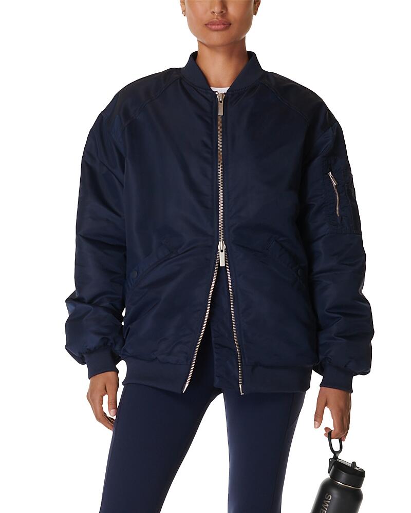 Sweaty Betty City Longline Bomber Jacket Cover