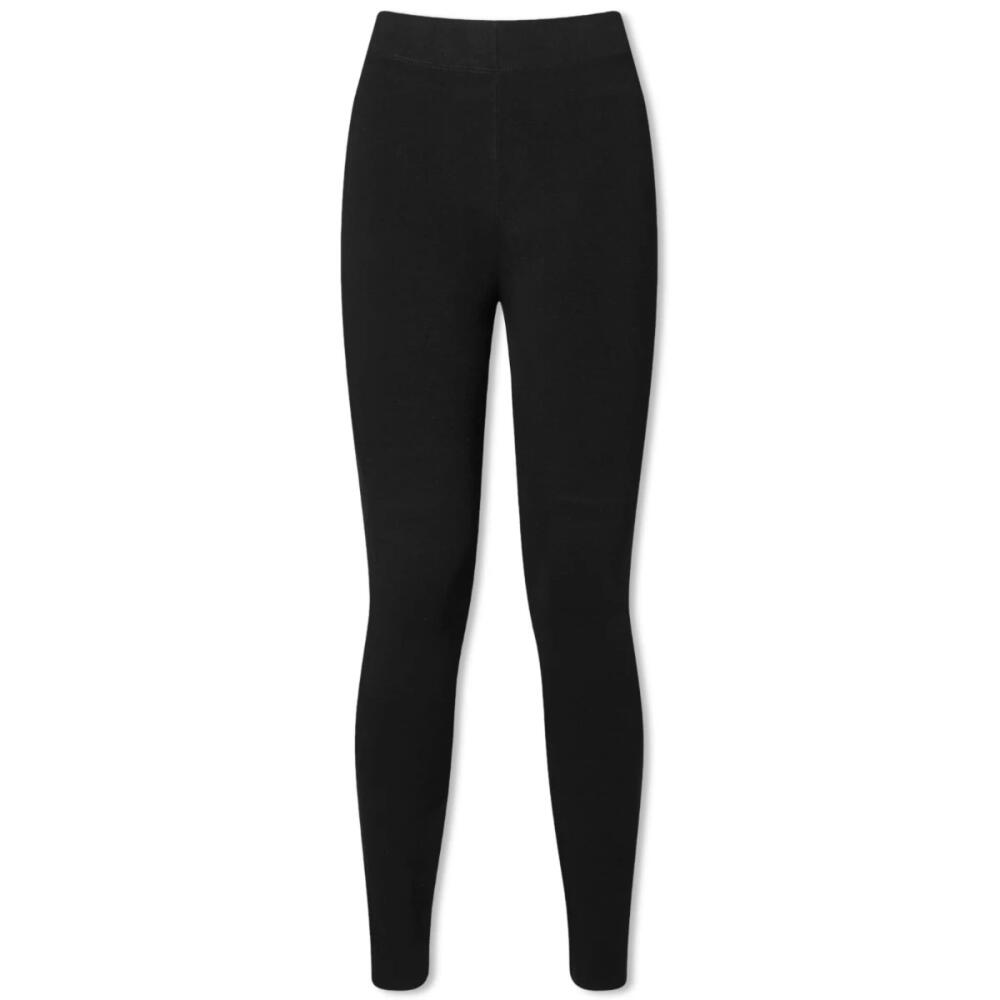 Good American Women's Essential Ribbed Legging in Black Cover