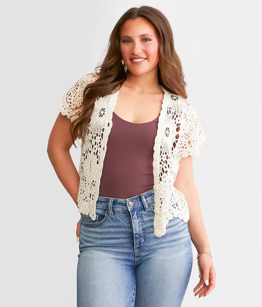 Daytrip Crochet Cardigan Sweater Cover