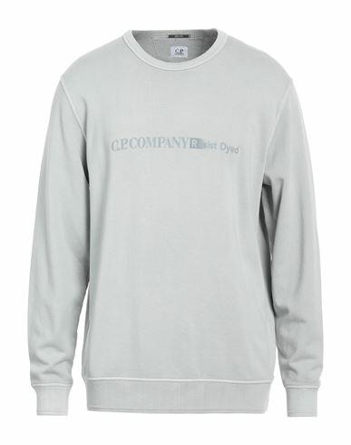 C. p. Company Man Sweatshirt Light blue Cotton Cover