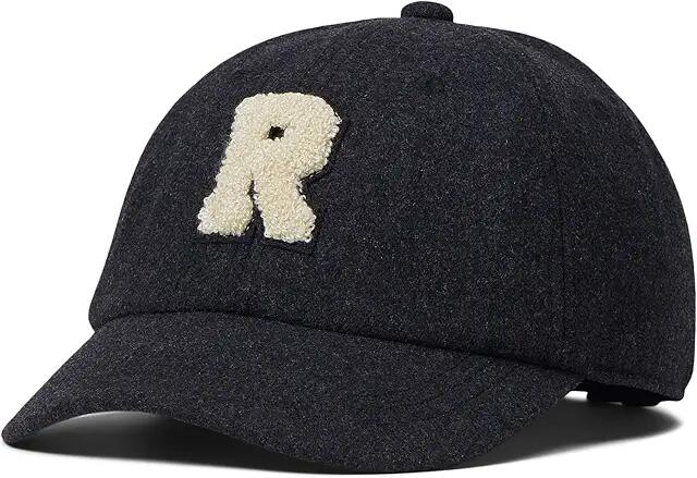 rag & bone Addison Varsity Baseball Cap (Black) Baseball Caps Cover