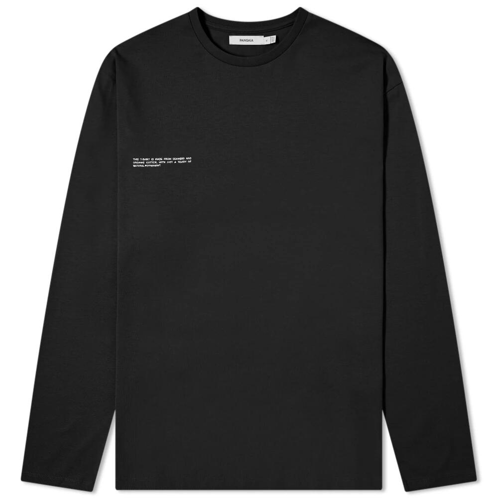 Pangaia Long Sleeve Organic Cotton C-Fibre T-Shirt in Black Cover