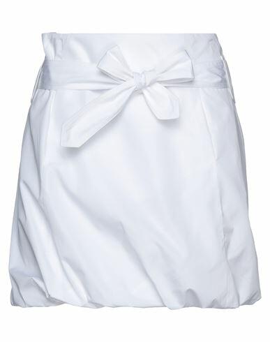 Ferragamo Woman Mini skirt White Cotton Cover