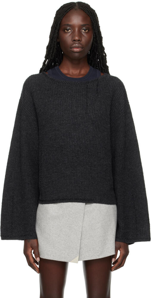 The Garment Gray Canada Stitch Sweater Cover