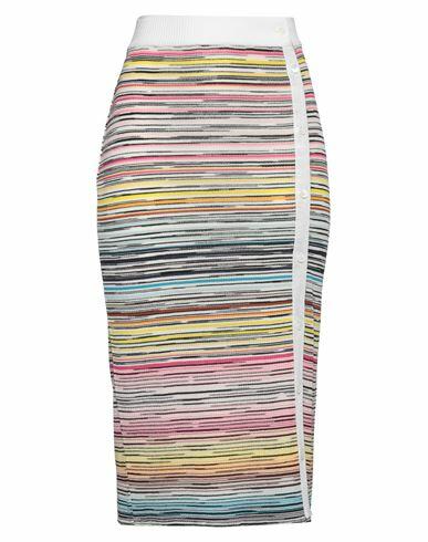 Missoni Woman Midi skirt White Wool, Viscose Cover