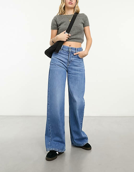 & Other Stories Ultimate wide leg jeans in Darling Blue wash Cover