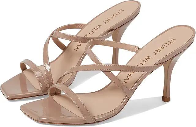 Stuart Weitzman Strapeze 85 Slide (Fawn) Women's Shoes Cover