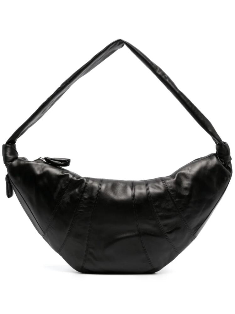 LEMAIRE large Croissant leather shoulder bag - Black Cover