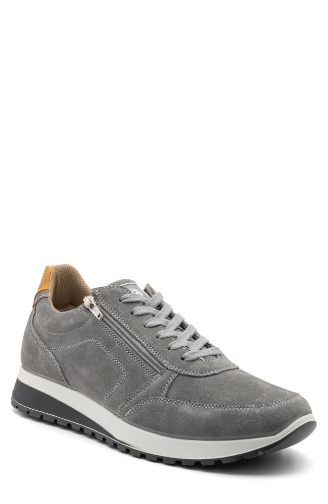 ara Murray Zip Sneaker in Grey Suede Cover