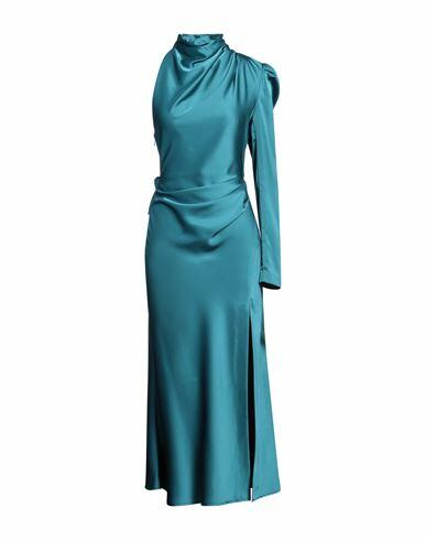 Misha Woman Midi dress Deep jade Polyester Cover