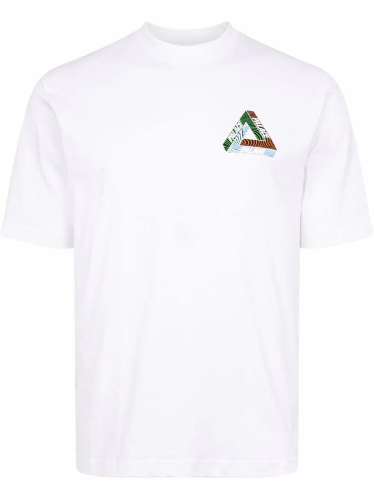 Palace Tri-Tex logo-print T-shirt - White Cover