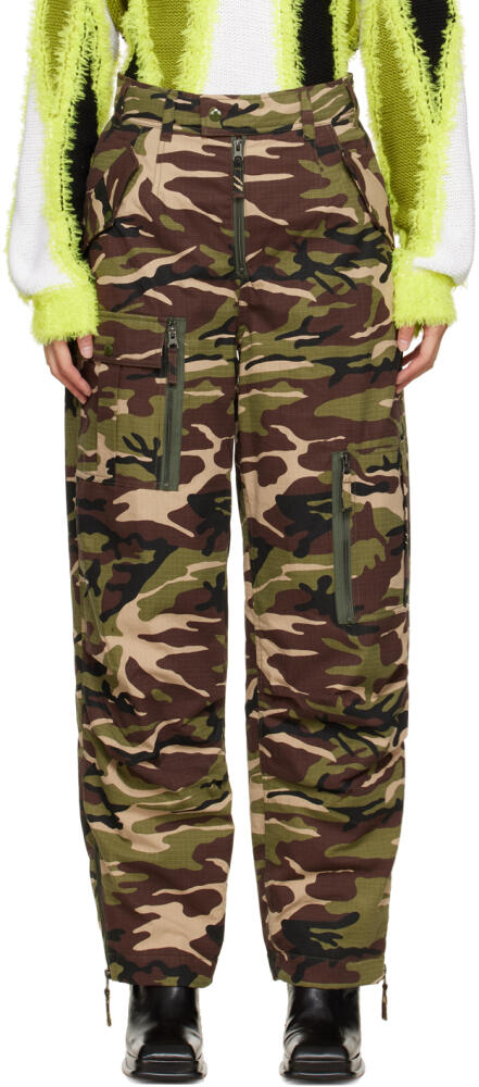 Andersson Bell Khaki Camouflage Flight Pants Cover