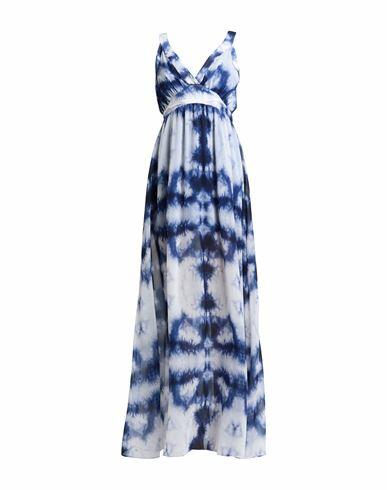 Cristinaeffe Woman Maxi dress Blue Polyester Cover