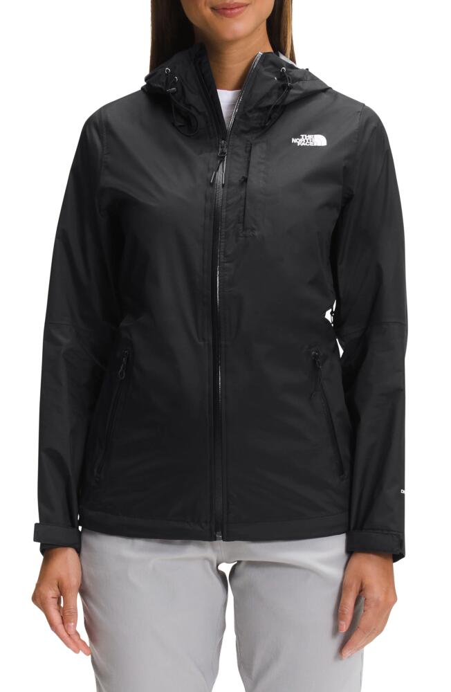 The North Face Alta Vista Water Repellent Hooded Jacket in Tnf Black Cover