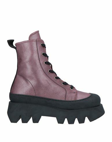 Patrizia Bonfanti Woman Ankle boots Mauve Soft Leather Cover