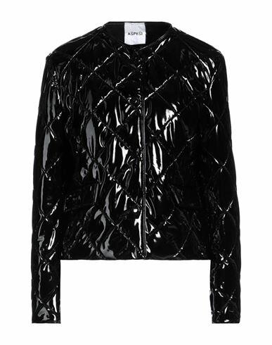 Aspesi Woman Jacket Black Polyamide, Elastane Cover