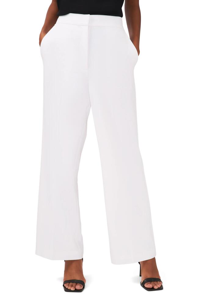 halogen(r) High Waist Wide Leg Trousers in Bright White Cover