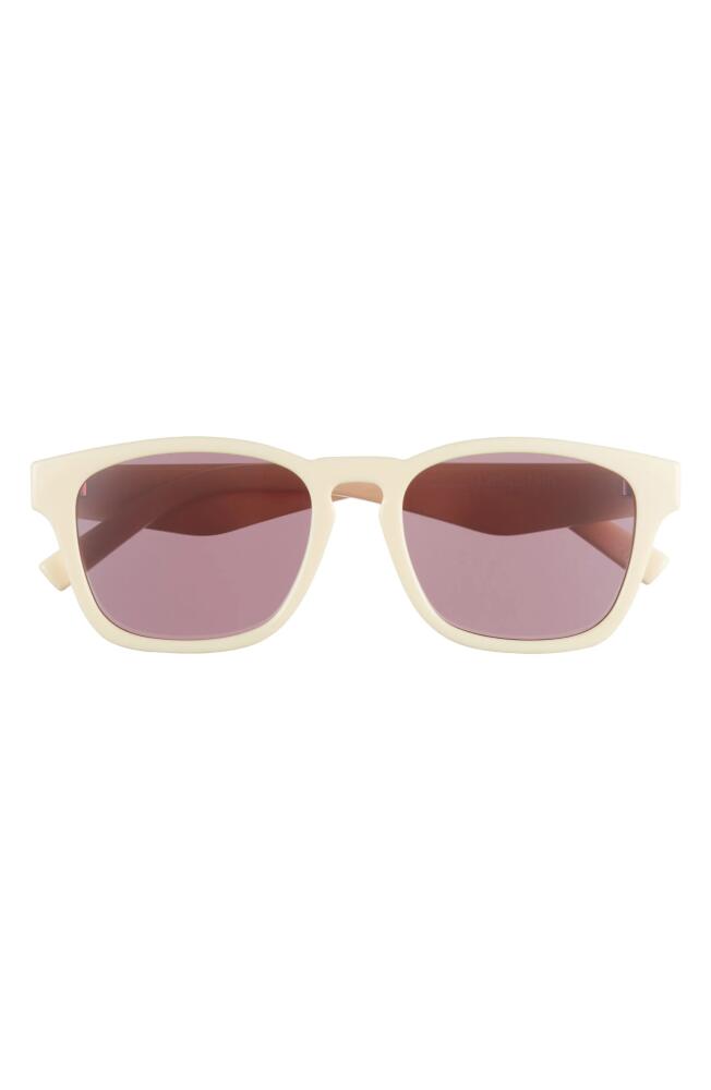 Le Specs Players Playa 54mm D-Frame Sunglasses in Ivory Cover