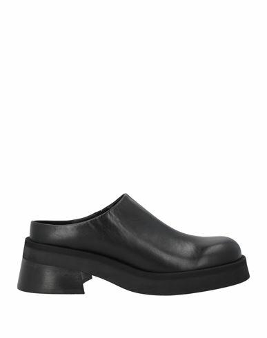 Miista Woman Mules & Clogs Black Leather Cover